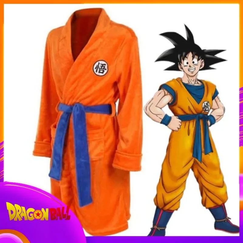 Anime Dragon Ball Z Son Goku Bathrobe Cartoon Soft Loose Warm Pajamas Woman Man Home Clothing Cospiay Birthday X-mas Gift Adult
Anime Dragon Ball Z Son Goku Bathrobe Cartoon Soft Loose Warm Pajamas Woman Man Home Clothing Cospiay Birthday X-mas Gift Adult