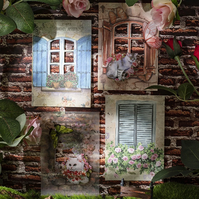 20Sheets Material Paper Flower Room Outside the wall Decoration Doors Windows Writing Notebooks Scrapbook 16*10CM
20Sheets Material Paper Flower Room Outside the wall Decoration Doors Windows Writing Notebooks Scrapbook 16*10CM