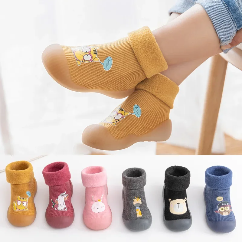 Autumn and winter toddler shoes and sock baby thickened velvet warm high tube boys and girls soft bottom indoor children's socks
Autumn and winter toddler shoes and sock baby thickened velvet warm high tube boys and girls soft bottom indoor children's socks