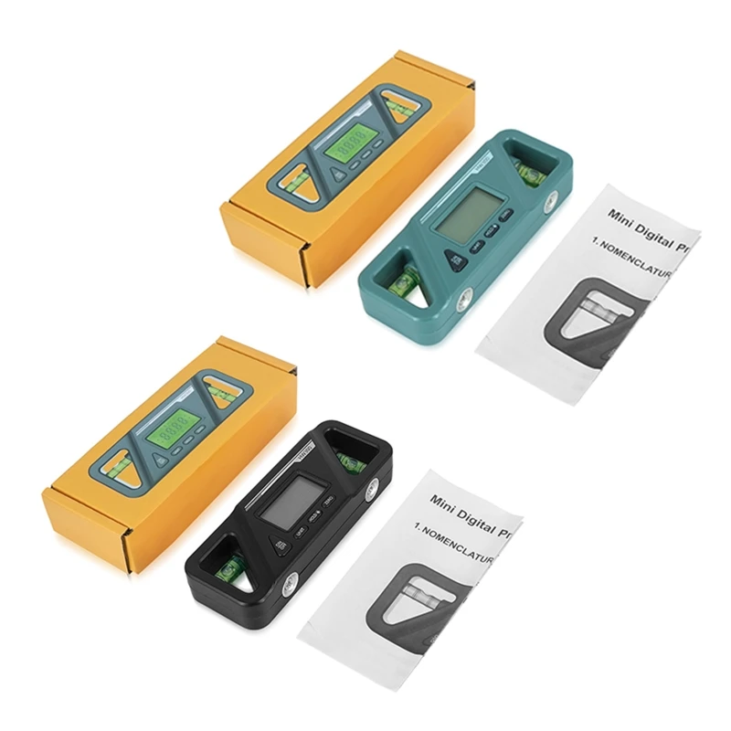 Compact Inclinometer Digital Inclinometer Angle Finder Gauge Spirit Level Bottom Magnet Data Hold Bright LCD Display
Compact Inclinometer Digital Inclinometer Angle Finder Gauge Spirit Level Bottom Magnet Data Hold Bright LCD Display