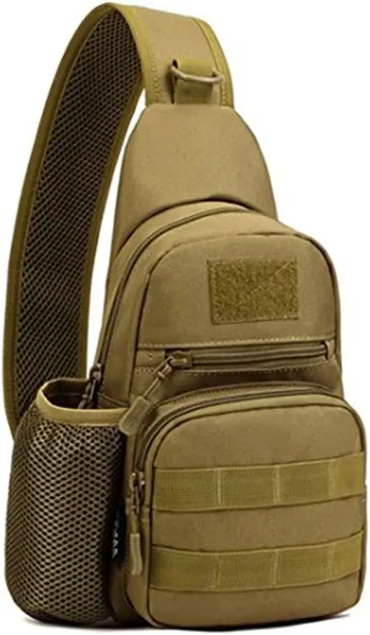 Small Tactical Sling Chest Pack Bag Molle Daypack Backpack Military Crossbody tactical pouch Men's waist bag messenger bag edc
Small Tactical Sling Chest Pack Bag Molle Daypack Backpack Military Crossbody tactical pouch Men's waist bag messenger bag edc