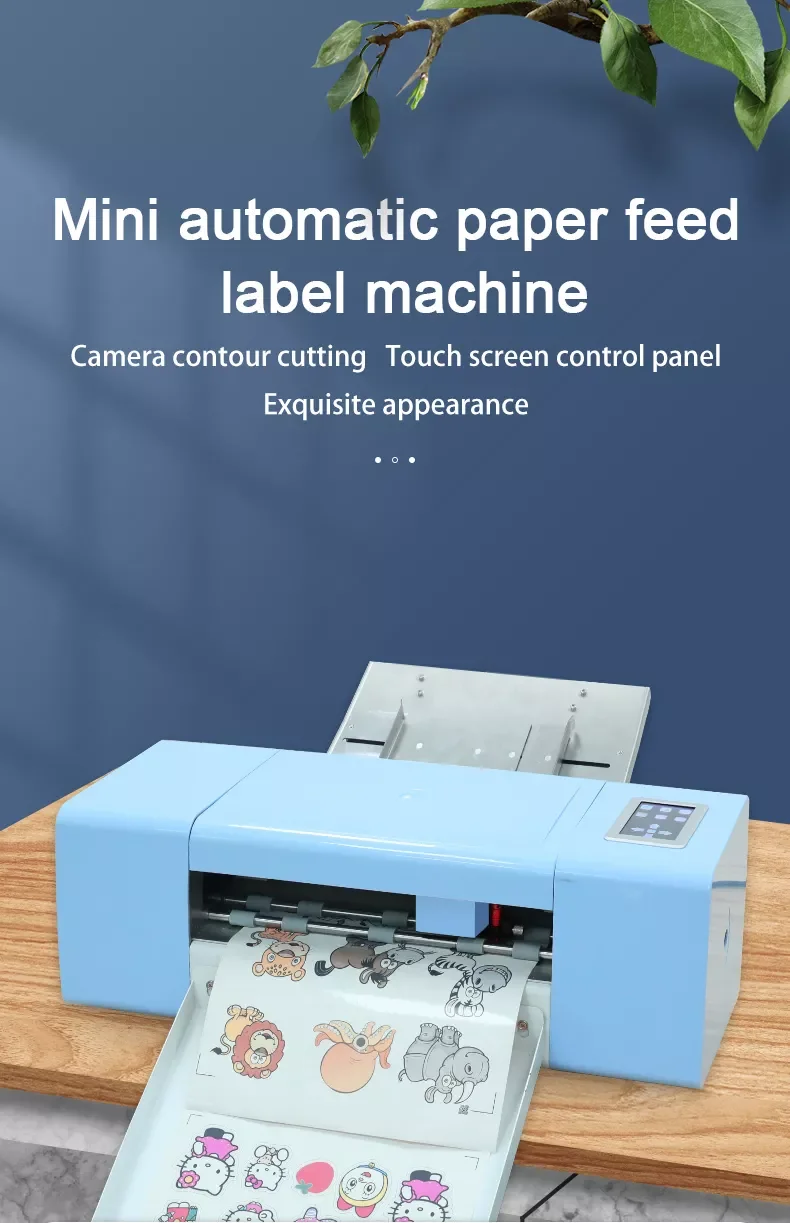 

Newcial Offer A3+ Multi Sheet Auto Feeding Label Cutter Contour Cutter Digital Die Cutting Machine Light Blue 100 Sheets 2000g