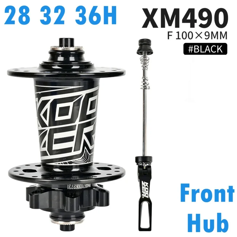 KOOZER XM490 Front Hub NBK 2 Bearing Cube Bushings 100x9MM 100x15MM 28/32/36 Holes Black Red
KOOZER XM490 Front Hub NBK 2 Bearing Cube Bushings 100x9MM 100x15MM 28/32/36 Holes Black Red
