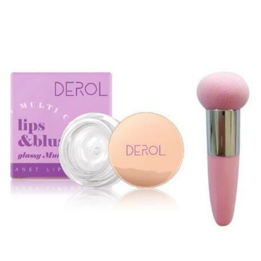 

1set Color Changing Lip Gloss Transparent Moisturizing Lip Cheek Lipstick Blush Makeup Long-lasting Waterproof Lips Cosmetic