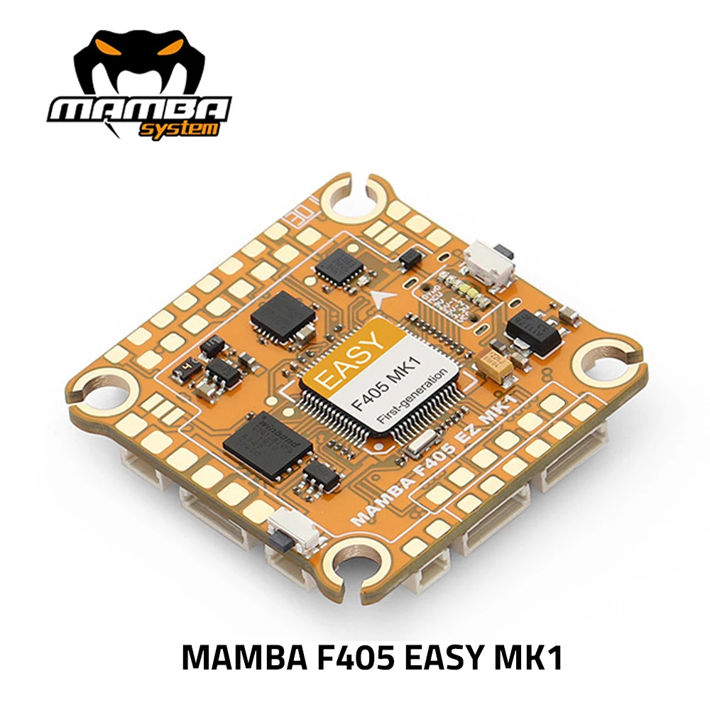 DIATONE MAMBA EASY F405 F4 MK1 Flight Controller 3-6S Super Big Soldering Pad W/OSD STM32F45RGT6 30.5*30.5mm/M3 for RC FPV Drone
DIATONE MAMBA EASY F405 F4 MK1 Flight Controller 3-6S Super Big Soldering Pad W/OSD STM32F45RGT6 30.5*30.5mm/M3 for RC FPV Drone