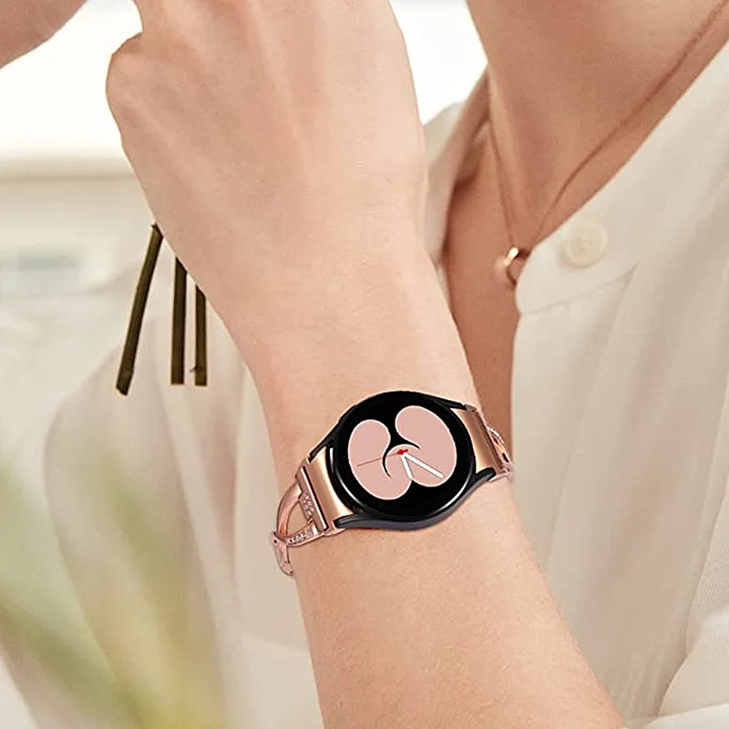 No Gap Bling Jewelry Bracelet for Galaxy Watch 4 44mm 40mm Stainless Steel Strap for Samsung Galaxy Watch 4 Classic 46mm 42mm
No Gap Bling Jewelry Bracelet for Galaxy Watch 4 44mm 40mm Stainless Steel Strap for Samsung Galaxy Watch 4 Classic 46mm 42mm