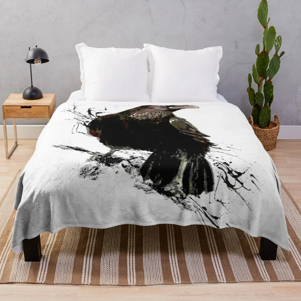 Watercolor Raven Black Bird Art Throw Blanket Comforter Blankets For Baby Blankets
Watercolor Raven Black Bird Art Throw Blanket Comforter Blankets For Baby Blankets