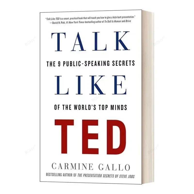 

TALK LIKE TED By Carmine Gallo The 9 Public Speaking Secrets Self Improvement Speech Eloquence English Book