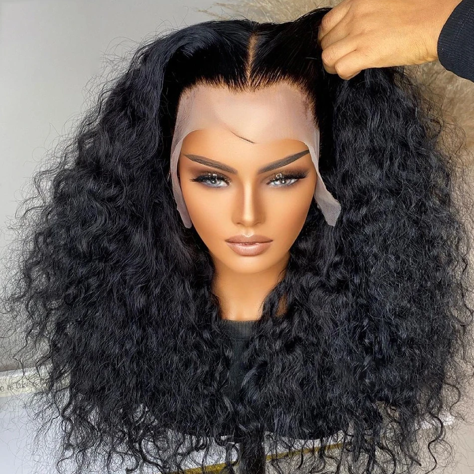 Natural Black Soft Preplucked 26Inch Long 180Density Glueless Kinky Curly Lace Front Wig BabyHair Heat Temperature Daily Cosplay
Natural Black Soft Preplucked 26Inch Long 180Density Glueless Kinky Curly Lace Front Wig BabyHair Heat Temperature Daily Cosplay