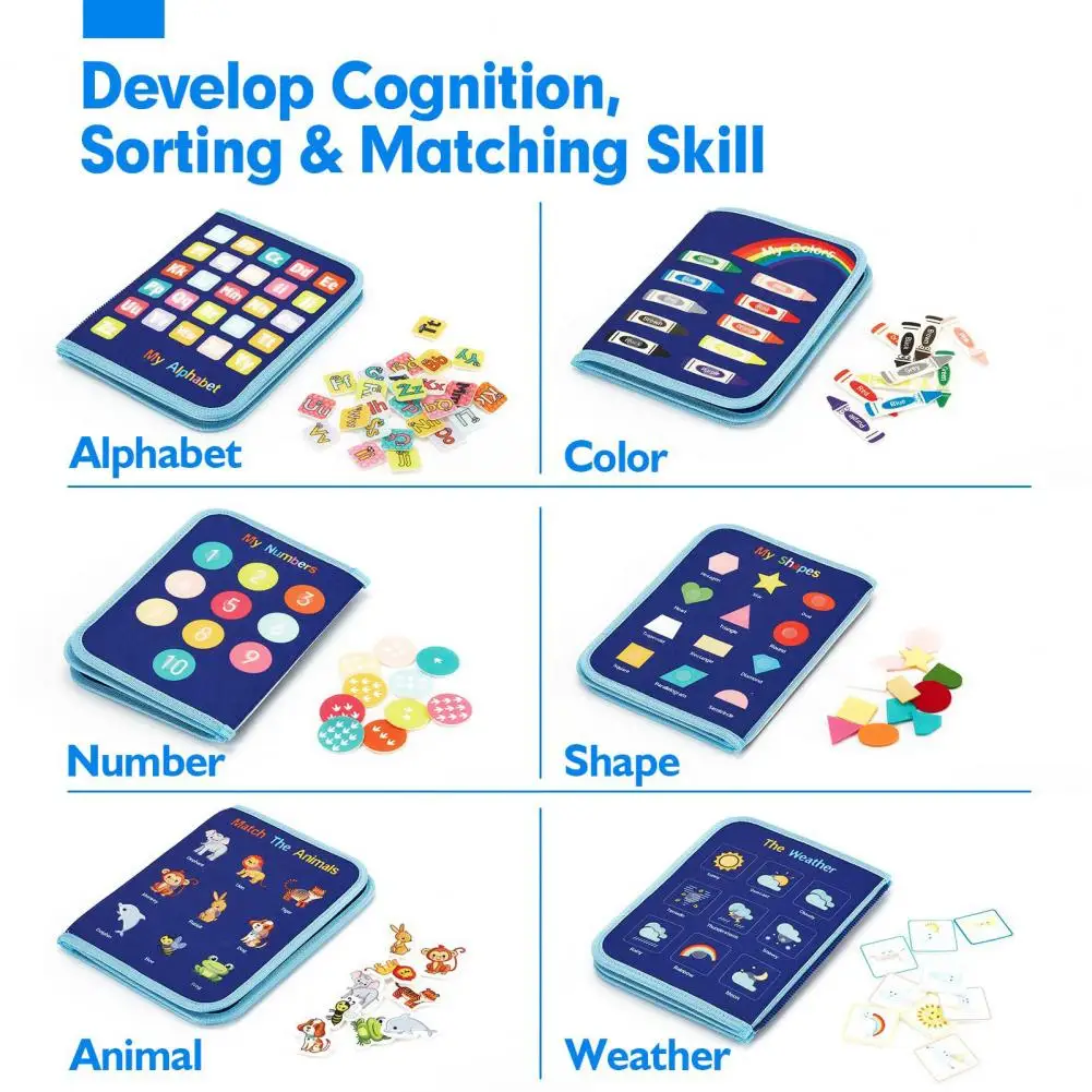 Alphabet Number Learning Board Versatile Felt Learning Board Teach Kids Life Skills Enhance Fine Motor Skills with Diy for Kids
Alphabet Number Learning Board Versatile Felt Learning Board Teach Kids Life Skills Enhance Fine Motor Skills with Diy for Kids