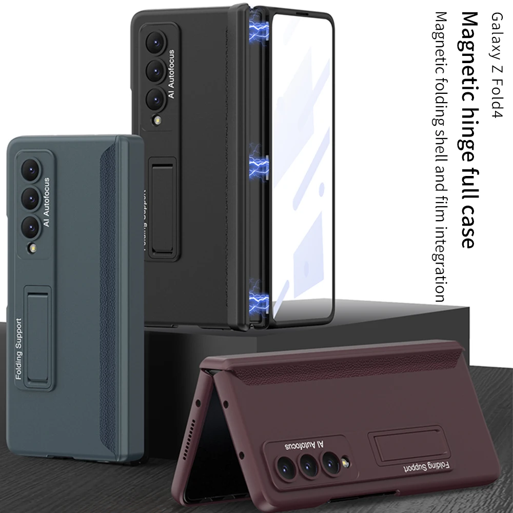 Luxury Magnetic Hinge Cover For Samsung Galaxy Z Fold 4 3 5G Case Camera Screen Protection Shockproof Phone Cases Coque Fundas
Luxury Magnetic Hinge Cover For Samsung Galaxy Z Fold 4 3 5G Case Camera Screen Protection Shockproof Phone Cases Coque Fundas