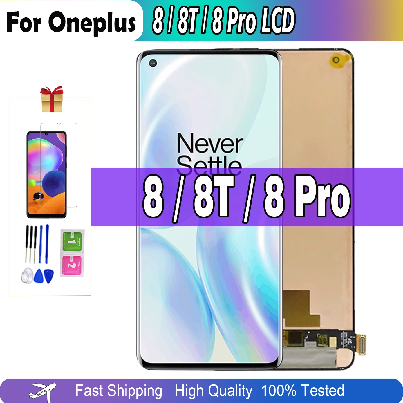 ЖК-экран Super Amoled для Oneplus 8 8T 8Pro, дисплей с дигитайзером 1 + 8 1 + 8T 1 + 8Pro, сенсорный экран с рамкой, запасные части
ЖК-экран Super Amoled для Oneplus 8 8T 8Pro, дисплей с дигитайзером 1 + 8 1 + 8T 1 + 8Pro, сенсорный экран с рамкой, запасные части