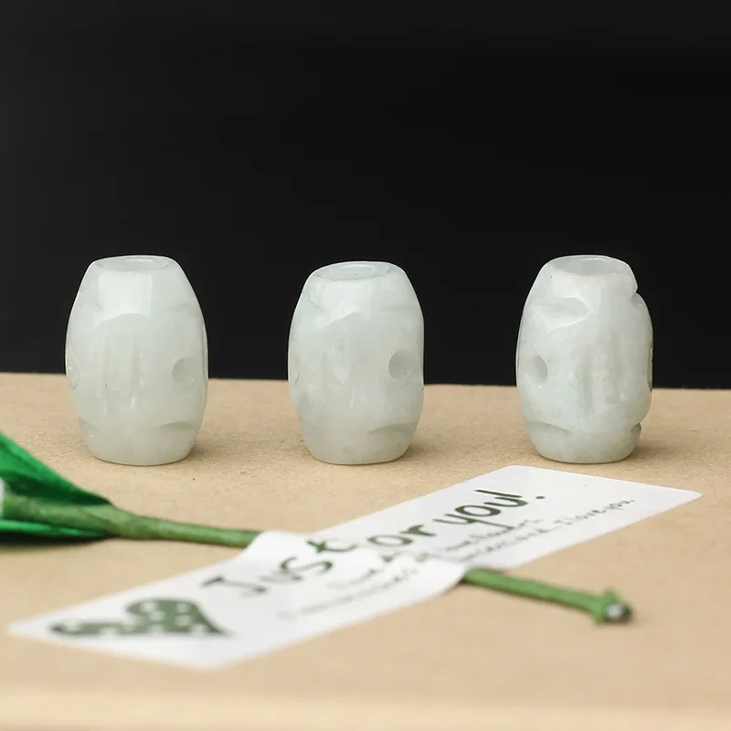 Natural Myanmar jadeite handcarved hollow out DIY 100% real jade bracelets necklace jade accessories septa scattered beads
Natural Myanmar jadeite handcarved hollow out DIY 100% real jade bracelets necklace jade accessories septa scattered beads