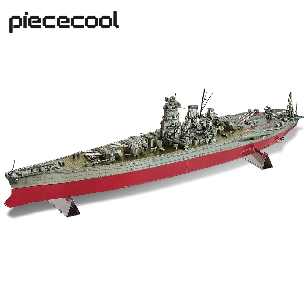 Piececool Model Building Kits Musashi Battleship 3D Metal Puzzle Jigsaw Toys for Adult DIY Set Birthday Valentine's Day Gift
Piececool Model Building Kits Musashi Battleship 3D Metal Puzzle Jigsaw Toys for Adult DIY Set Birthday Valentine's Day Gift