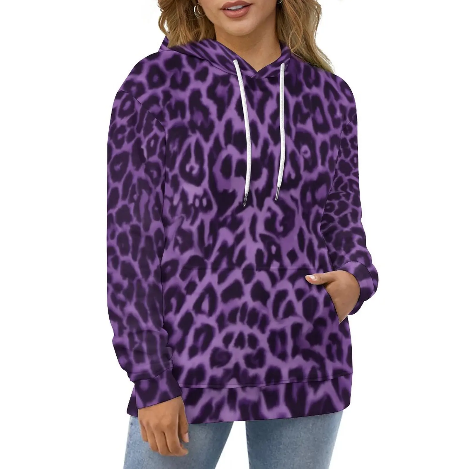 Purple Leopard Hoodies Long Sleeve Animal Print Y2k Casual Pullover Hoodie Autumn Harajuku Oversized Custom Loose Sweatshirts
Purple Leopard Hoodies Long Sleeve Animal Print Y2k Casual Pullover Hoodie Autumn Harajuku Oversized Custom Loose Sweatshirts