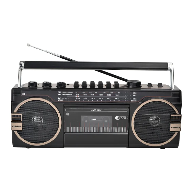 

retro tape wireless radio portable radio cassette player stereo multifunctional recorder radio