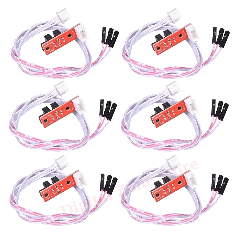 

6Pcs Optical Endstop Mechanical Limit Switch with 3pin Connect Cable for 3D Printer RAMPS 1.4 Makerbot Prusa Mendel RepRap