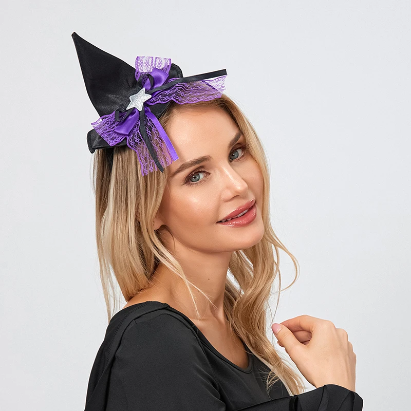 Halloween Witch Hat Headband Cosplay Hair Band Headpiece Party Hair Accessories for Adults Kids Costume Props
Halloween Witch Hat Headband Cosplay Hair Band Headpiece Party Hair Accessories for Adults Kids Costume Props