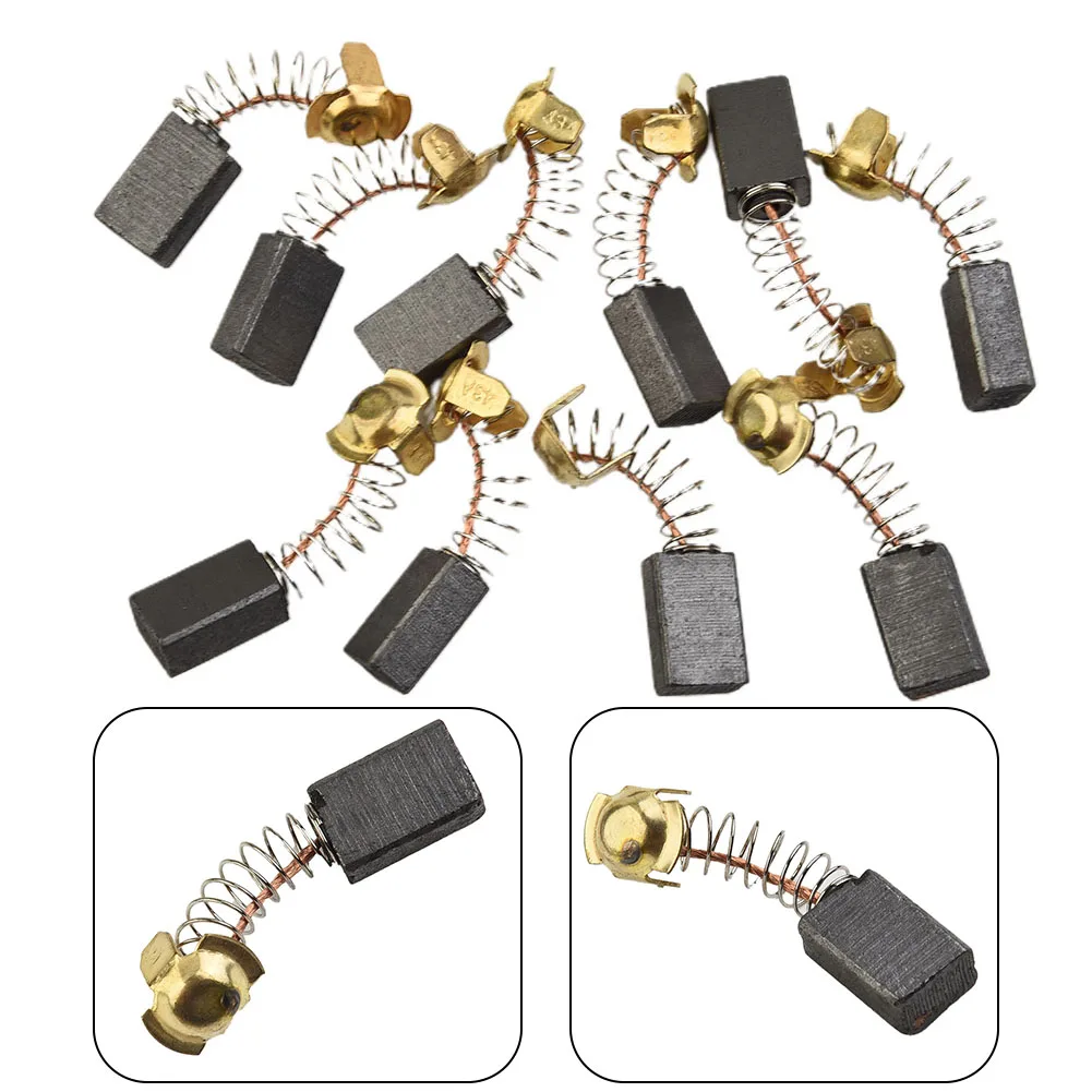 10pcs Electric Motor Carbon Brushes Power Tool Replacement Parts 7*11*18mm Woodworking Tools Herramientas Taladro Brocas Drill
10pcs Electric Motor Carbon Brushes Power Tool Replacement Parts 7*11*18mm Woodworking Tools Herramientas Taladro Brocas Drill