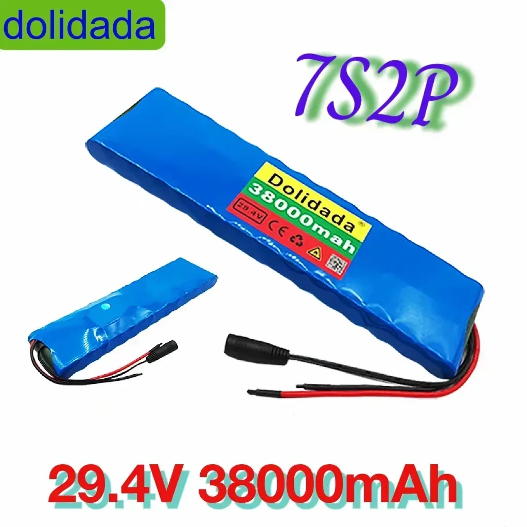18650 Batterie lithium-ion 7S2P 24V ,29.4V 38ah/38000mah, pour vélo, scooter électrique
18650 Batterie lithium-ion 7S2P 24V ,29.4V 38ah/38000mah, pour vélo, scooter électrique