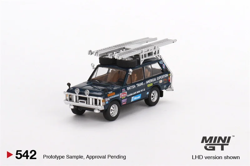 Коллекционная Миниатюрная модель Мини GT 1:64 Range Rover 1971 для британской транс-американской экспедиции
Коллекционная Миниатюрная модель Мини GT 1:64 Range Rover 1971 для британской транс-американской экспедиции
