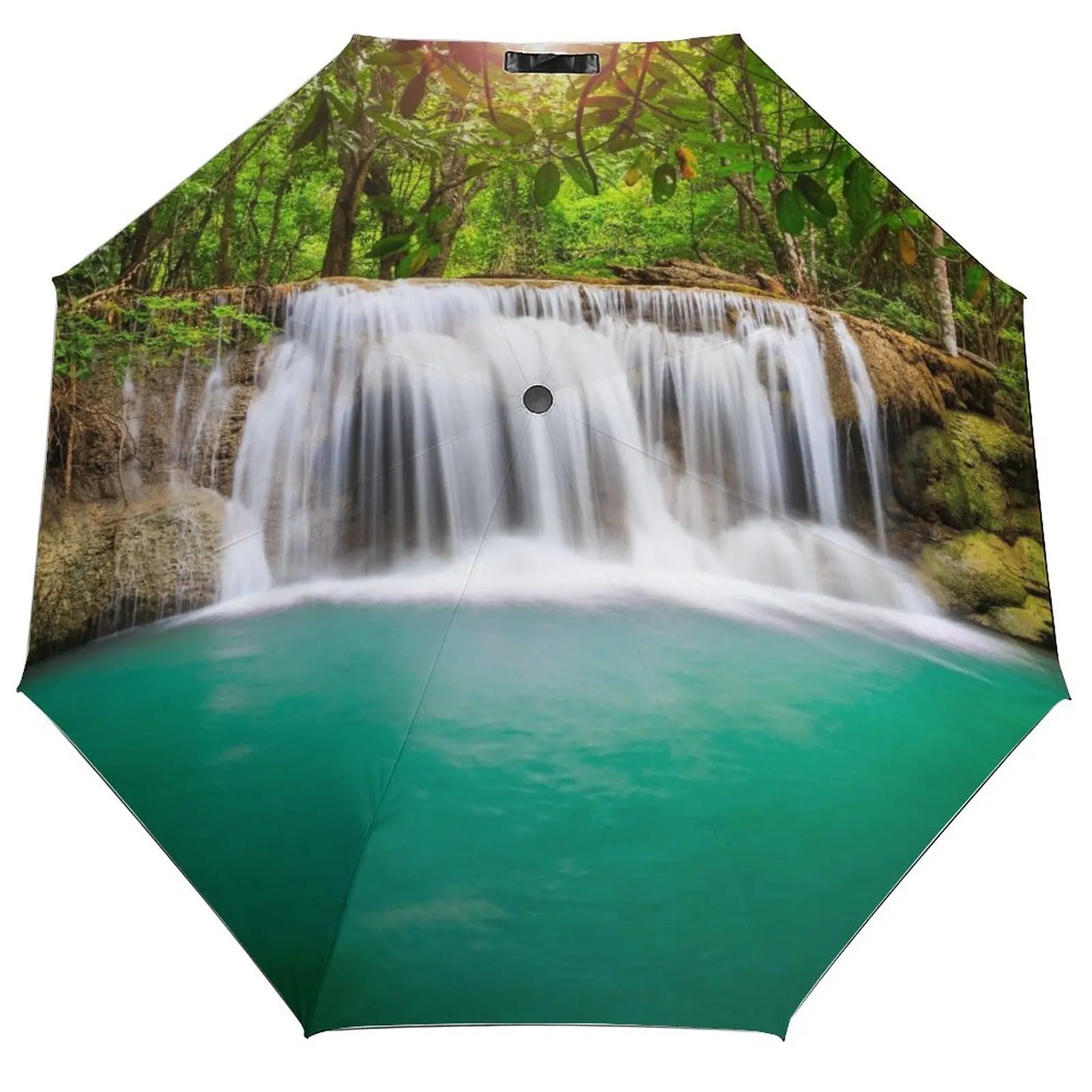 Earth Waterfall Printed Umbrella Rain Women Automatic Umbrella Three Folding Sun Protection Umbrella Male Portable Parasol
Earth Waterfall Printed Umbrella Rain Women Automatic Umbrella Three Folding Sun Protection Umbrella Male Portable Parasol