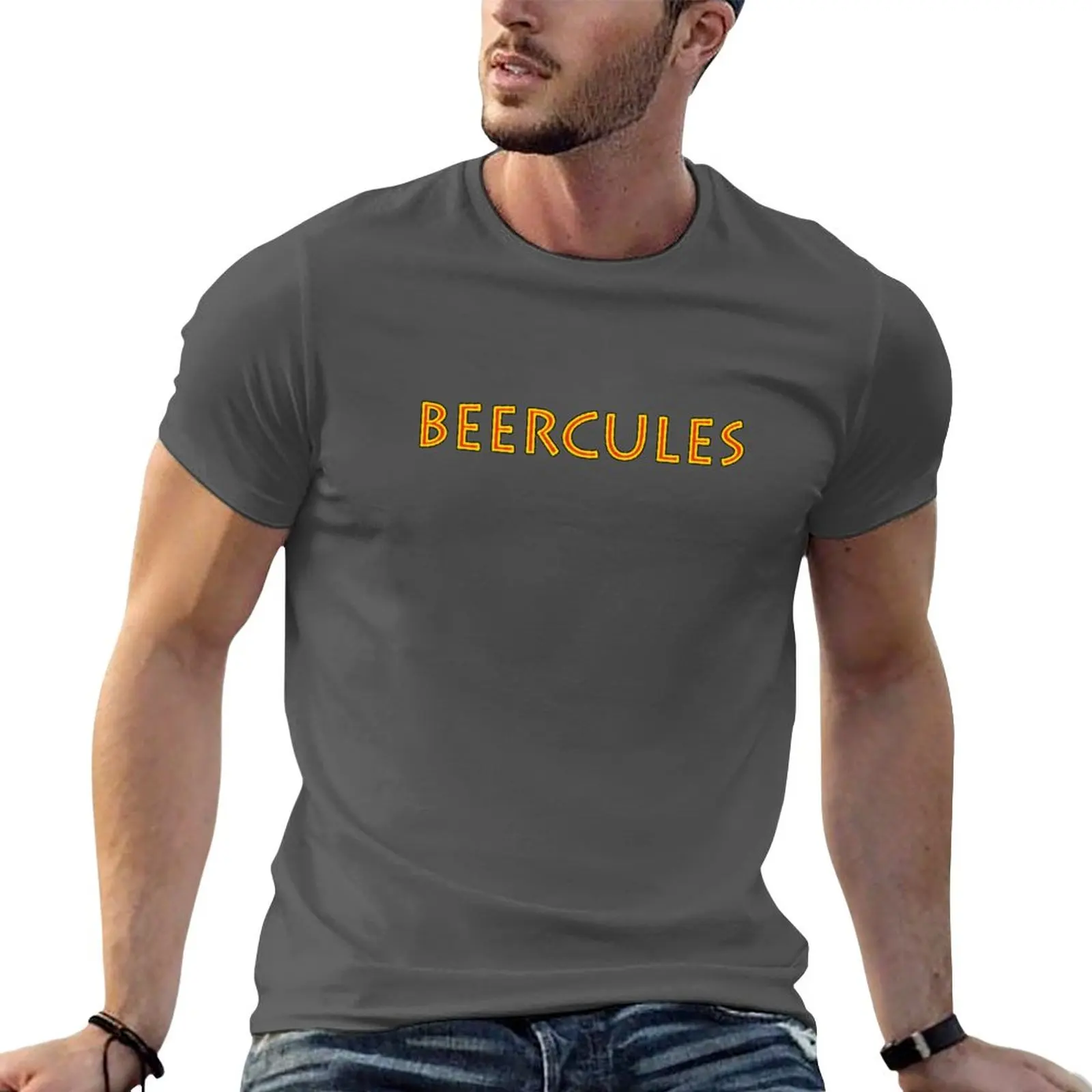 New Beercules T-Shirt Oversized t-shirt Short sleeve tee summer tops clothes for men 
New Beercules T-Shirt Oversized t-shirt Short sleeve tee summer tops clothes for men