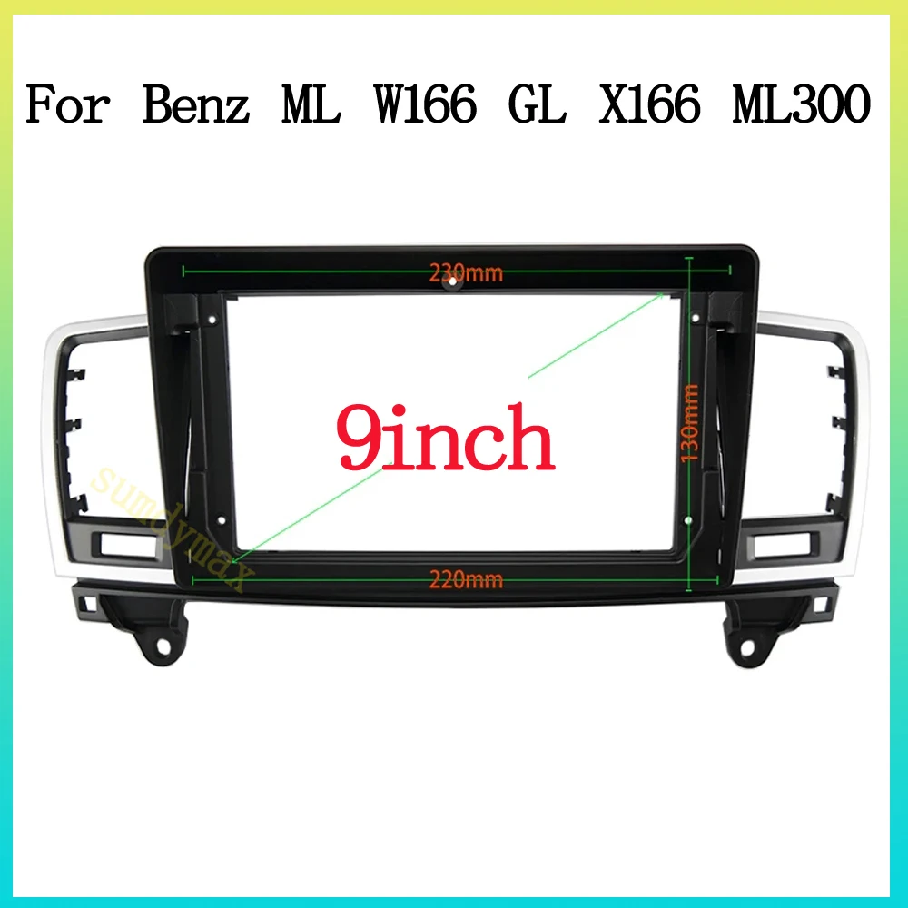 9inch Car Radio Frame Fascia Adapter For Benz ML W166 GL X166 ML300 ML350 2012-2015 Android Dashboard Panel Trim Kit
9inch Car Radio Frame Fascia Adapter For Benz ML W166 GL X166 ML300 ML350 2012-2015 Android Dashboard Panel Trim Kit