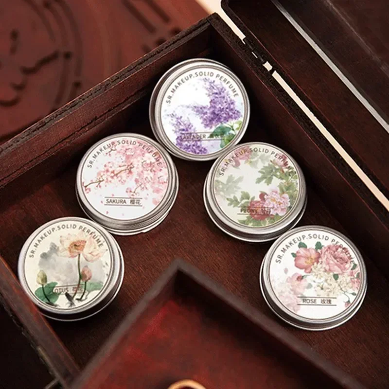 

Sdatter Solid Perfume Portable Solid Balm Long-lasting Fragrances Fresh and Elegant Female Solid Perfumes Body Aroma Gifts Chine