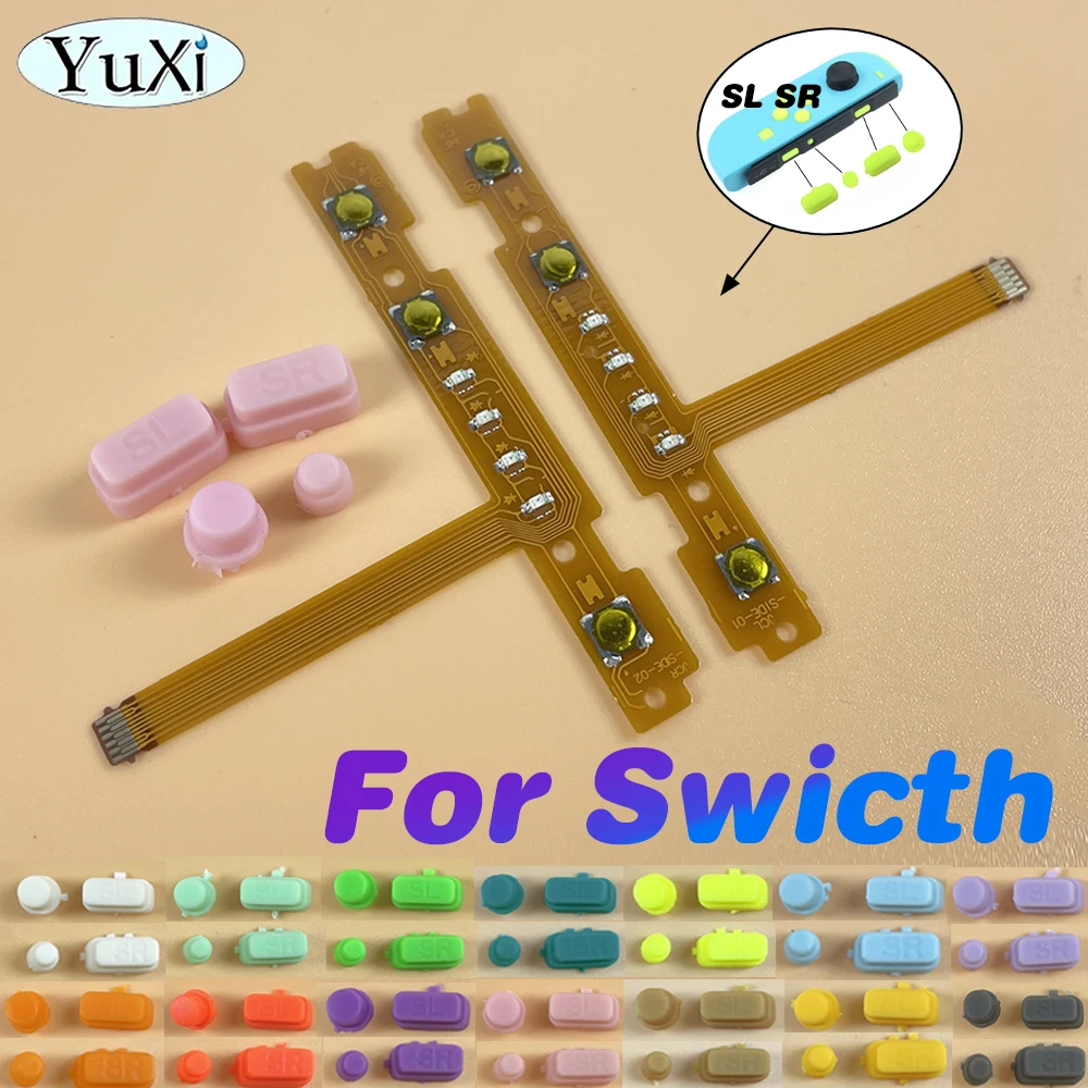 

1Set SL SR Button Flex Cable For Switch L R Trigger Button Key For Nintend NS Switch Joy-Con Left Right DIY Colorful Kit