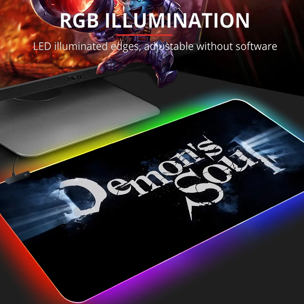 RGB LED Gaming Mouse Pad Mousepad Large Mause Pad Keyboard Desk Carpet Game Rubber No-slip Mouse Mat Gamer Desk mats Dark Souls
RGB LED Gaming Mouse Pad Mousepad Large Mause Pad Keyboard Desk Carpet Game Rubber No-slip Mouse Mat Gamer Desk mats Dark Souls
