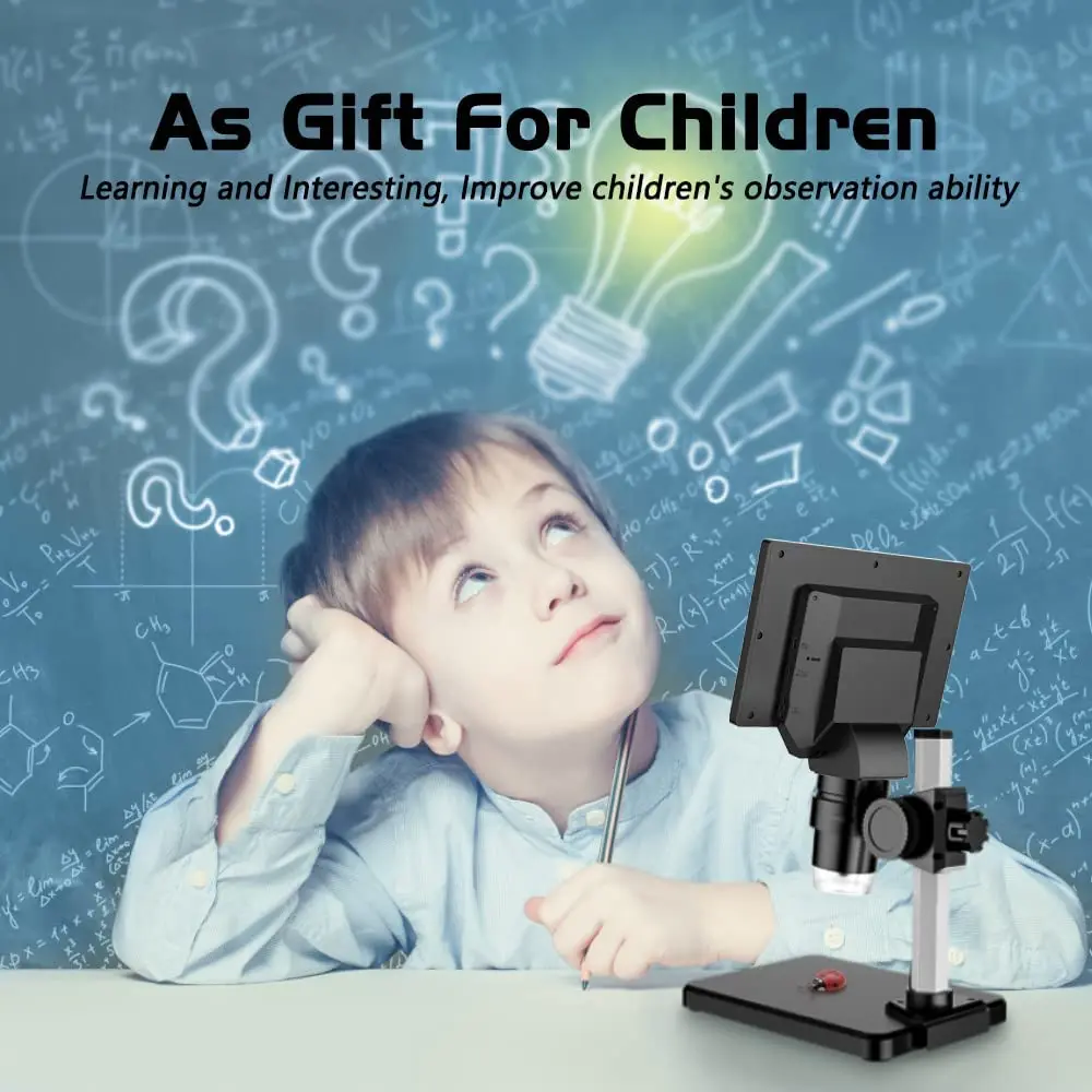 1-1000X Magnification Zoom Wireless USB Stereo LCD Digital Microscope,4.3'' 1080P 10 Megapixels HD Screen Camera Video Recorder 16 1-1000X Magnification Zoom Wireless USB Stereo LCD Digital Microscope,4.3'' 1080P 10 Megapixels HD Screen Camera Video Recorder 10