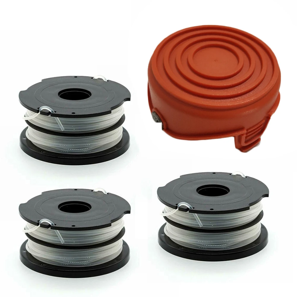 1*Strimmer Spool Cover + 3*Spool And Line For Black & Decker GL315 GL350 GL650 Lawn Mower Replacement Kits With Trimmer Cap
1*Strimmer Spool Cover + 3*Spool And Line For Black & Decker GL315 GL350 GL650 Lawn Mower Replacement Kits With Trimmer Cap