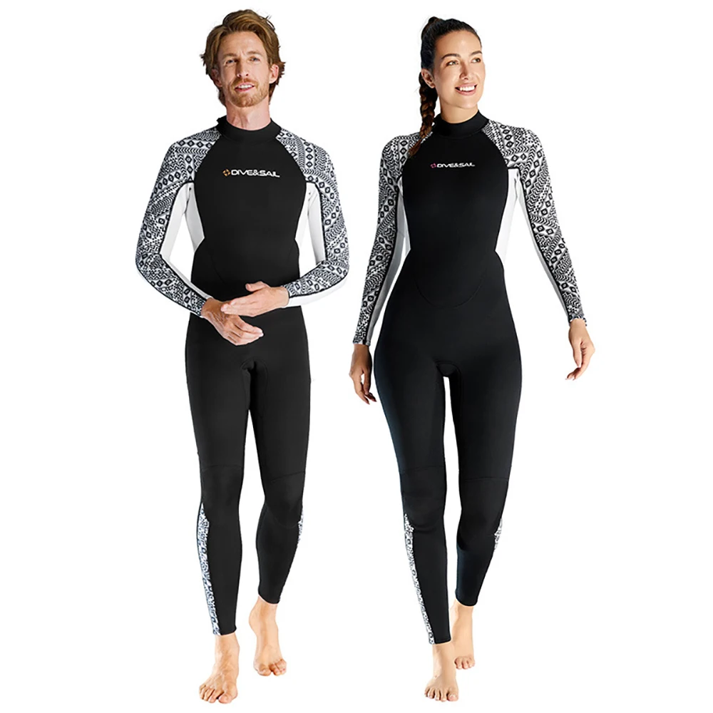 

Неопреновые гидрокостюмы 3 мм, костюм для серфинга для мужчин и женщин, для кайтсерфинга, подводного плавания, теплый купальник, спортивная одежда, для подводной охоты, с длинным рукавом, костюм для дайвинга