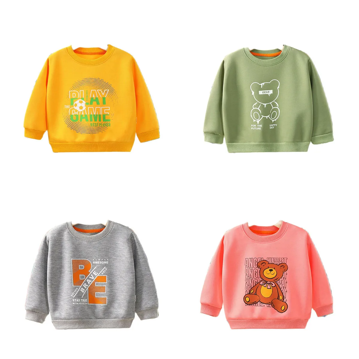 2023 New Children's Sweatshirts Boys Girls One-piece Version T-shirt Baby Kids Long-sleeved Sweater Children Clothing
2023 New Children's Sweatshirts Boys Girls One-piece Version T-shirt Baby Kids Long-sleeved Sweater Children Clothing