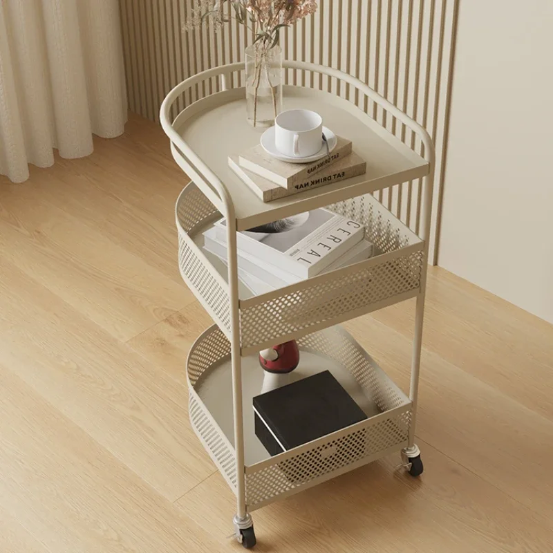 Light Luxury Side Table Multi-layer Mobile Coffee Table with Paint Baking Process Mesh Basket for Bedside
Light Luxury Side Table Multi-layer Mobile Coffee Table with Paint Baking Process Mesh Basket for Bedside