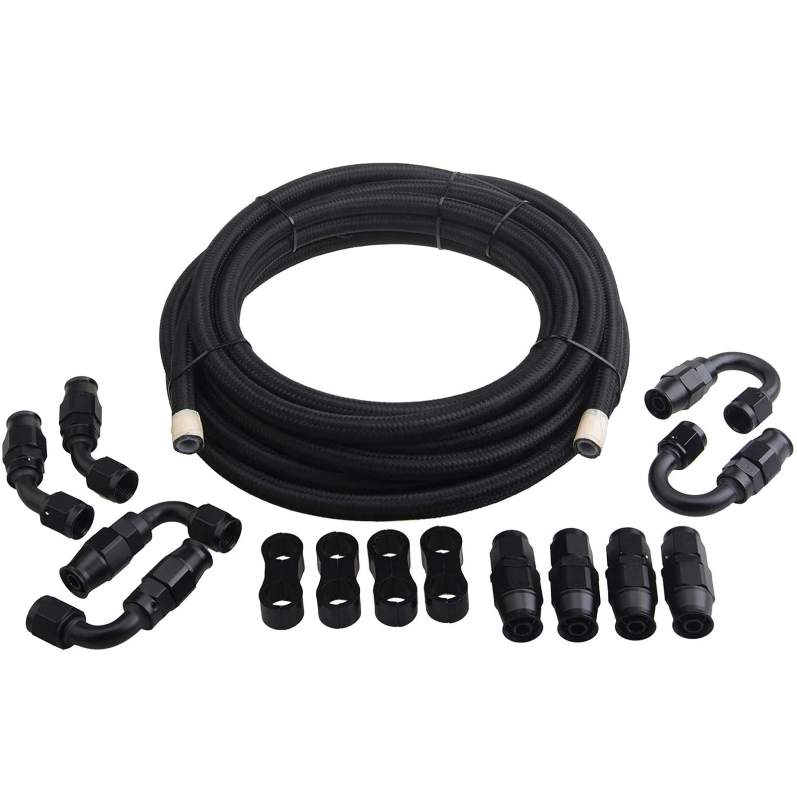 3M/10Feet PTFE Nylon AN6/AN8/AN10 Fuel Hose Adapt AN6/AN8/AN10 Fittings KIT Black
3M/10Feet PTFE Nylon AN6/AN8/AN10 Fuel Hose Adapt AN6/AN8/AN10 Fittings KIT Black
