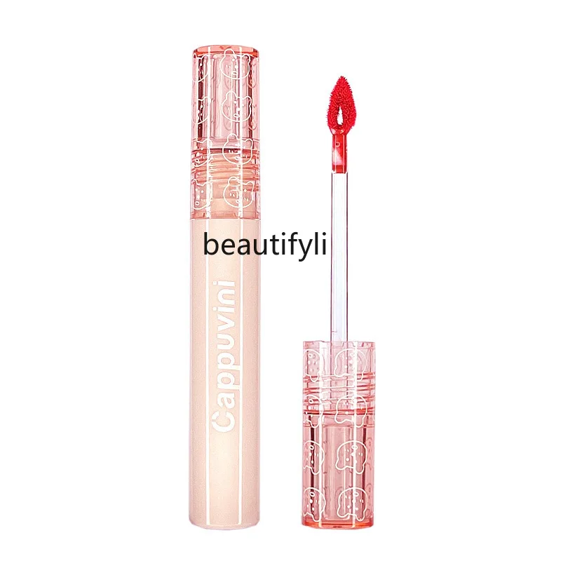 

Lip Lacquer Mirror Water Light Pure Desire Toot Glass Lip Long Lasting and Does Not Fade No Stain on Cup White Lipstick