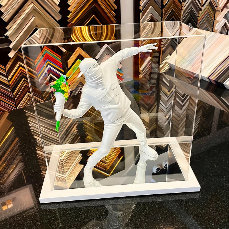 Banksy Flower Bomber Trendy Toy Ornaments for Boys, Artist-designed Sculptures, Colorful Gift Boxes, Gifts for Boys Banksy Flower Bomber Trendy Toy Ornaments for Boys, Artist-designed Sculptures, Colorful Gift Boxes, Gifts for Boys