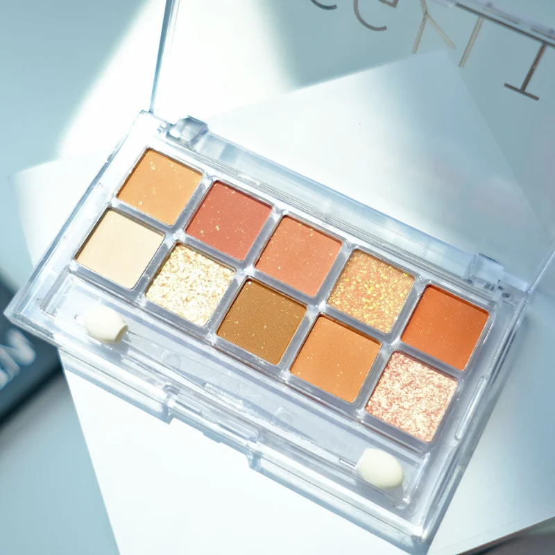 Ten-color star sand eyeshadow palette pearl glitter matte fine glitter glitter eyeshadow cosmetics makeup palette DES24
Ten-color star sand eyeshadow palette pearl glitter matte fine glitter glitter eyeshadow cosmetics makeup palette DES24