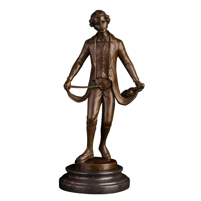 PY-687 Home Decoration Accessories European Gentleman Bronze Statue Sculpture Bronze Famous Figure Gentleman Figurines For Table
PY-687 Home Decoration Accessories European Gentleman Bronze Statue Sculpture Bronze Famous Figure Gentleman Figurines For Table