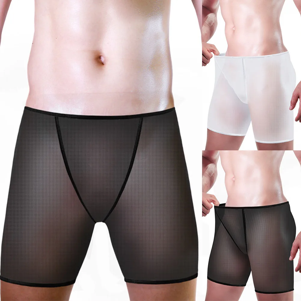 Sexy Mens Mesh See Trunks Beachwear Underwear Ultra-thin Middle Waist Boxer Shorts Lingerie Comfortable Bikini Bottom Briefs
Sexy Mens Mesh See Trunks Beachwear Underwear Ultra-thin Middle Waist Boxer Shorts Lingerie Comfortable Bikini Bottom Briefs