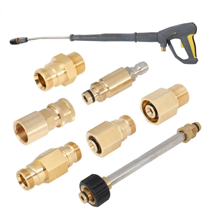 The New High Pressure Water Gun Quick Adapter Fits The Karcher Water Gun Adapter All Copper
The New High Pressure Water Gun Quick Adapter Fits The Karcher Water Gun Adapter All Copper