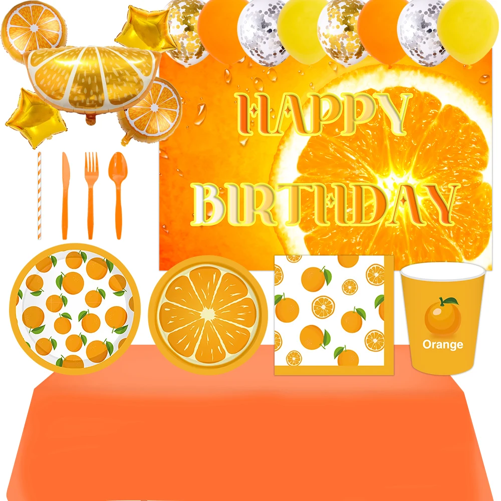 Fresh Fruit Oranges Summer Fun Theme Birthday Party Decoration Supplies Disposable Cutlery Balloon Background Baby Shower Gift
Fresh Fruit Oranges Summer Fun Theme Birthday Party Decoration Supplies Disposable Cutlery Balloon Background Baby Shower Gift