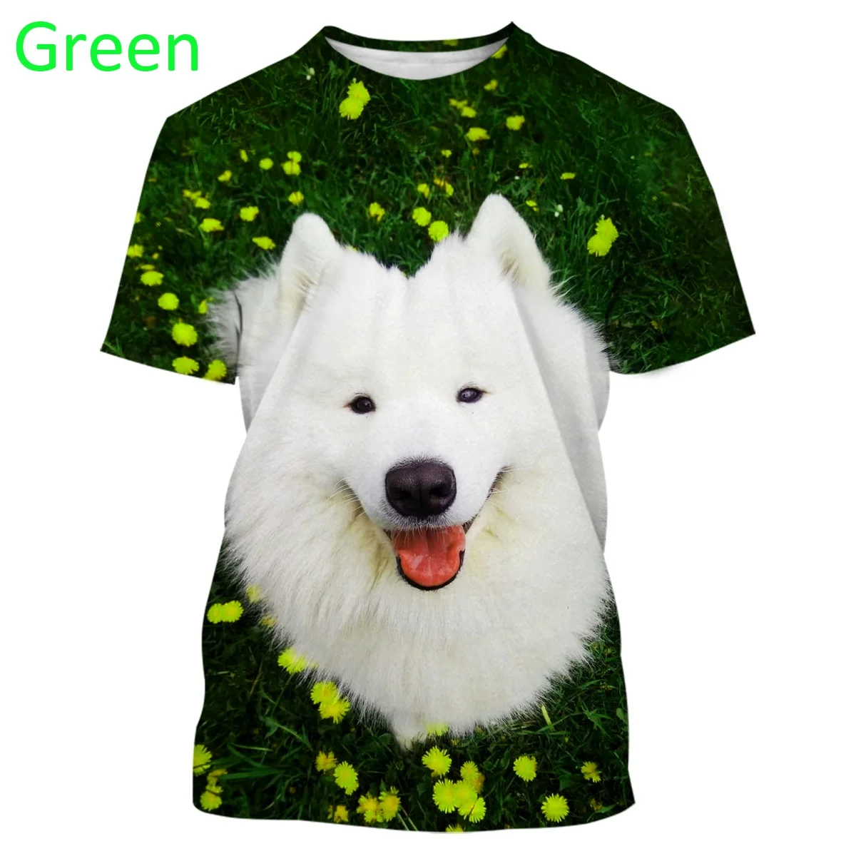 2022 New Fashion Trend Summer Men's and Women's Style Casual Cute 3D Printing T-shirt Samoyed Dog T-shirt
2022 New Fashion Trend Summer Men's and Women's Style Casual Cute 3D Printing T-shirt Samoyed Dog T-shirt