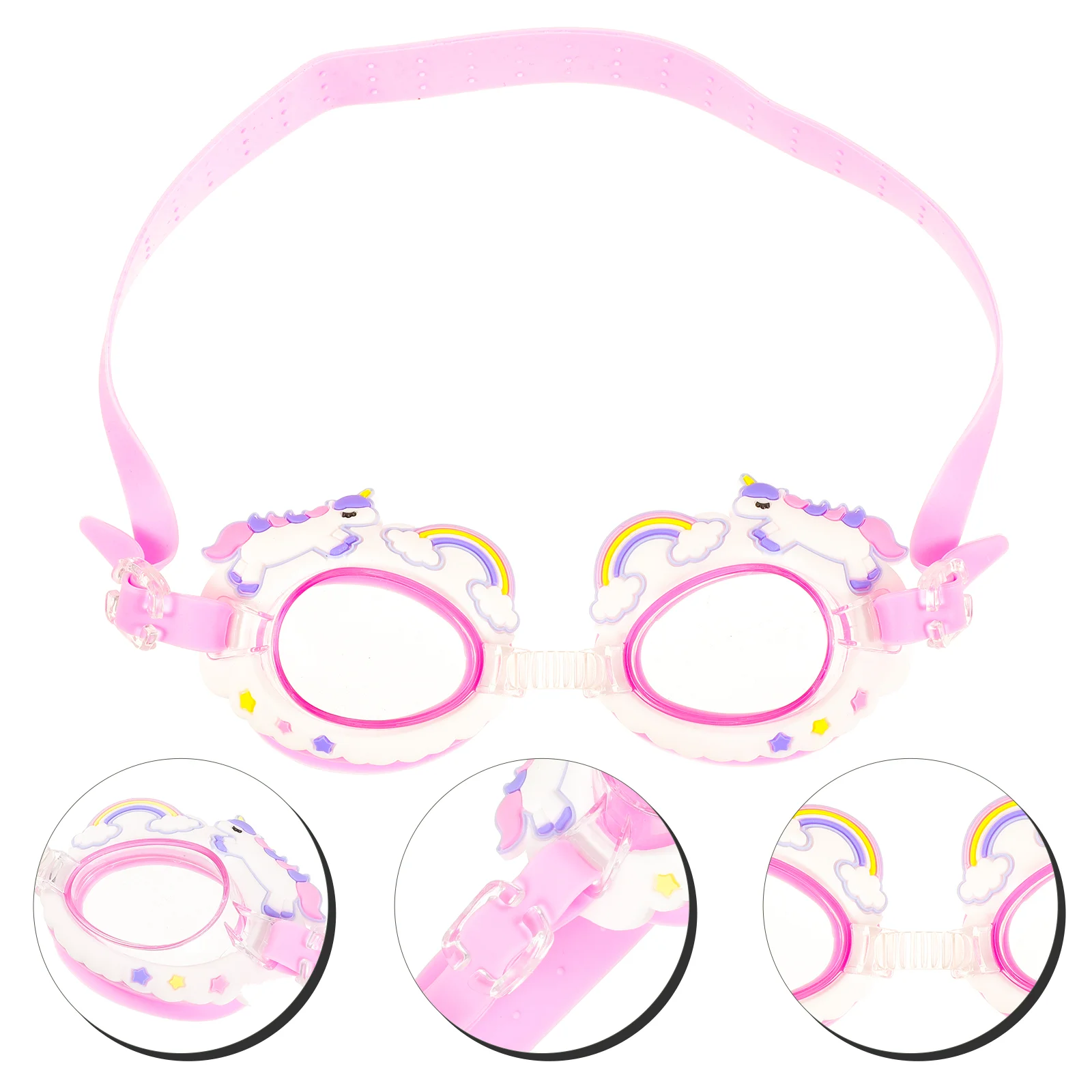 Children's Swimming Goggles Girls' Cute Cartoon Animals Waterproof Pink Rainbow Horse for Kids Toddler Silica Gel
Children's Swimming Goggles Girls' Cute Cartoon Animals Waterproof Pink Rainbow Horse for Kids Toddler Silica Gel