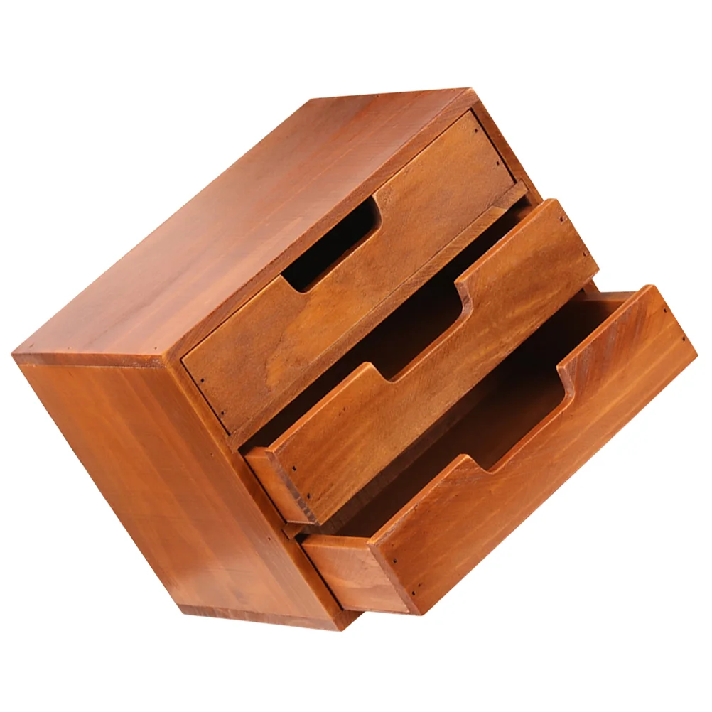 Drawer Type Desk Organizer 3-Tier Sundries Storage Box Wooden Small Drawer For Jewelry Trinket Stationery Display 25x19x17.5cm
Drawer Type Desk Organizer 3-Tier Sundries Storage Box Wooden Small Drawer For Jewelry Trinket Stationery Display 25x19x17.5cm