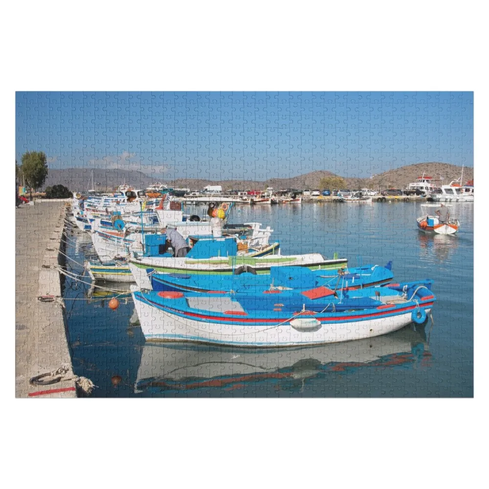 Colourful Boats in Elounda Harbour, Crete Jigsaw Puzzle For Children Children Jigsaw For Kids Custom Puzzle
Colourful Boats in Elounda Harbour, Crete Jigsaw Puzzle For Children Children Jigsaw For Kids Custom Puzzle