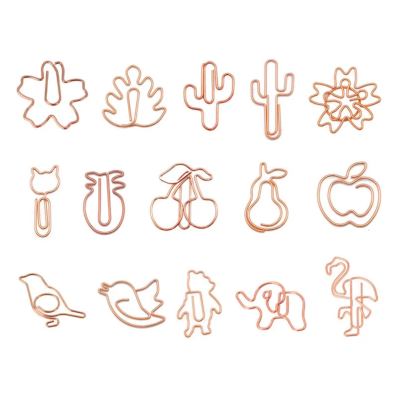 100pcs Cute Metal Animal Shape Paper Clip DIY Decoration Girl Memo Bookmark Clip Home Office Storage
100pcs Cute Metal Animal Shape Paper Clip DIY Decoration Girl Memo Bookmark Clip Home Office Storage