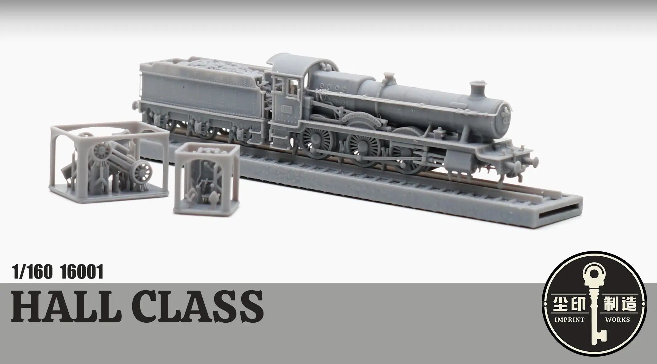 IMPRINT WORKS HALL CLASS 1/160 Scale 16001 GWR Hall 4900 Class No.4953 "Pitchford Hall"
IMPRINT WORKS HALL CLASS 1/160 Scale 16001 GWR Hall 4900 Class No.4953 "Pitchford Hall"